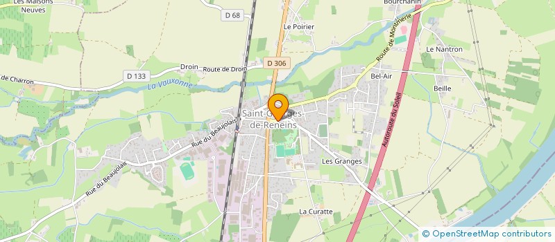 localisation de l'entreprise HUTOSANDS  SAINT-GEORGES-DE-RENEINS