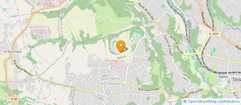 localisation de l'entreprise HUTTOPIA BOZEL  SAINT-GENIS-LES-OLLIERES