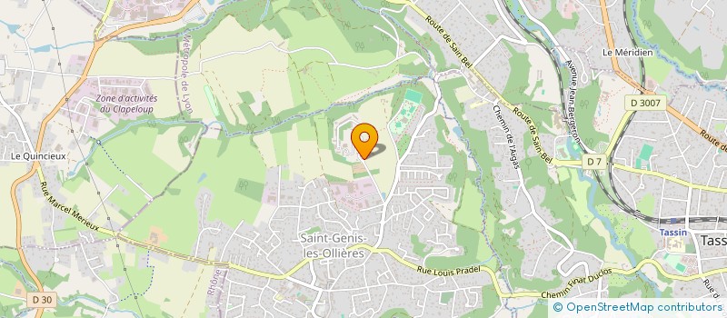 localisation de l'entreprise HUTTOPIA RILLE  SAINT-GENIS-LES-OLLIERES