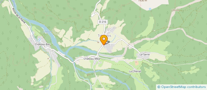 localisation de l'entreprise HUTVAS  TREMINIS