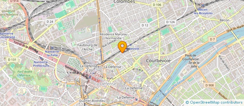 localisation de l'entreprise HUURMAN FRANCE à COURBEVOIE