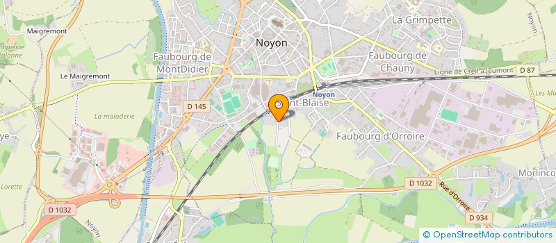 localisation de l'entreprise HUVATECH NORD  NOYON