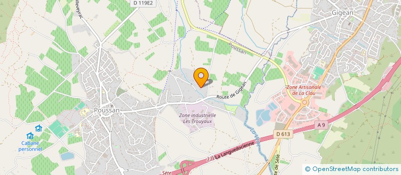 localisation de l'entreprise HUVATOLO  POUSSAN