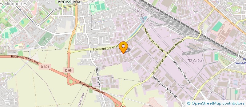 localisation de l'entreprise HUVEAUNE  VENISSIEUX