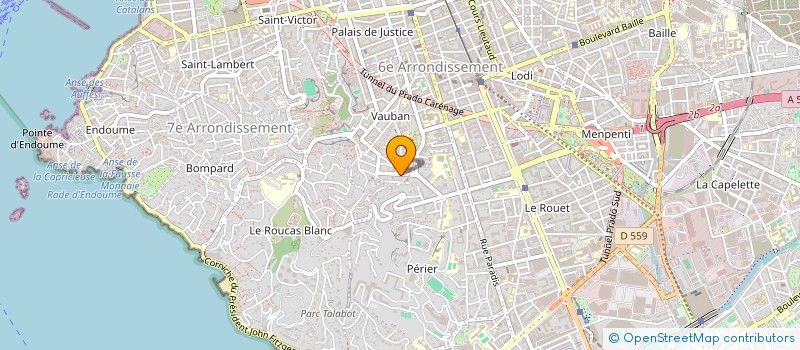 localisation de l'entreprise HUVEAUNE à MARSEILLE