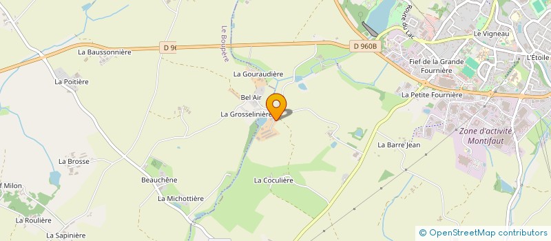 localisation de l'entreprise HUVELIN  POUZAUGES