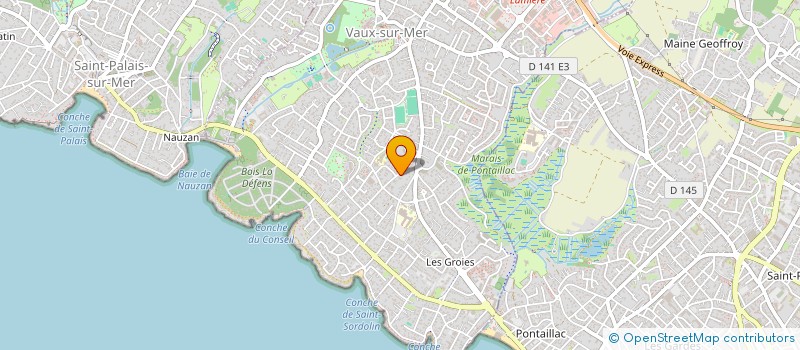 localisation de l'entreprise HUVY  VAUX-SUR-MER