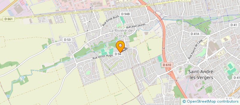 localisation de l'entreprise HUWART IMMOBILIER  LA RIVIERE-DE-CORPS