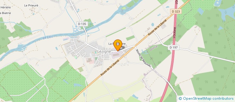 localisation de l'entreprise HUWER OUEST BRETAGNE  HUILLE-LEZIGNE