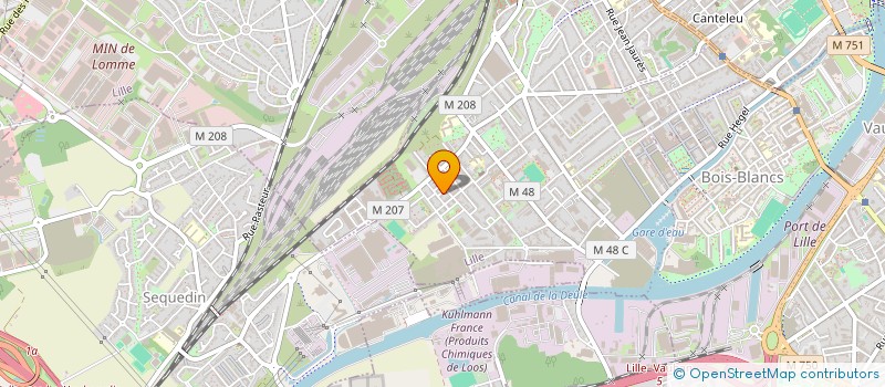 localisation de l'entreprise HUXLEY à LILLE