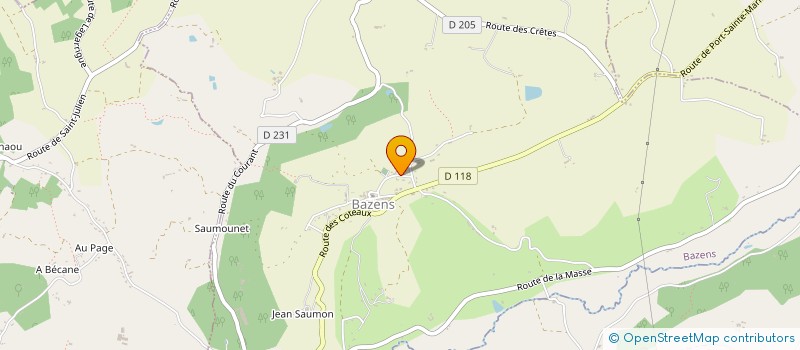 localisation de l'entreprise HUYAMACHA LAUBAST  BAZENS