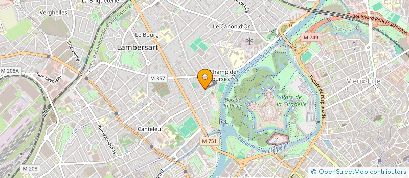 localisation de l'entreprise HUYG-SCHOON IMMO 59 à LAMBERSART