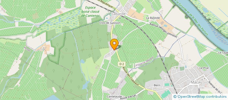 localisation de l'entreprise HUYGE IMMO  LABARDE