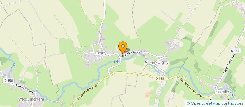 localisation de l'entreprise HUYGHE AMAURY  ERGNY