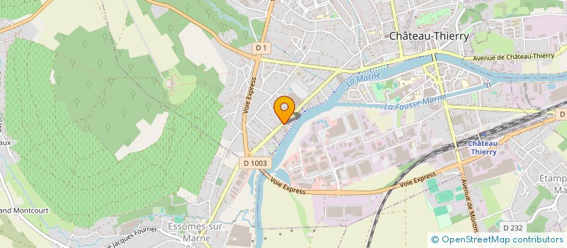 localisation de l'entreprise HUYNH VANN à CHATEAU-THIERRY