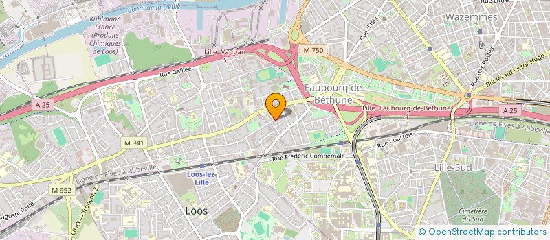 localisation de l'entreprise HUYSMAN à LILLE