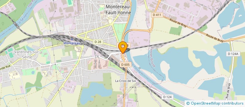 localisation de l'entreprise HUZ DISTRIBUTION à MONTEREAU-FAULT-YONNE
