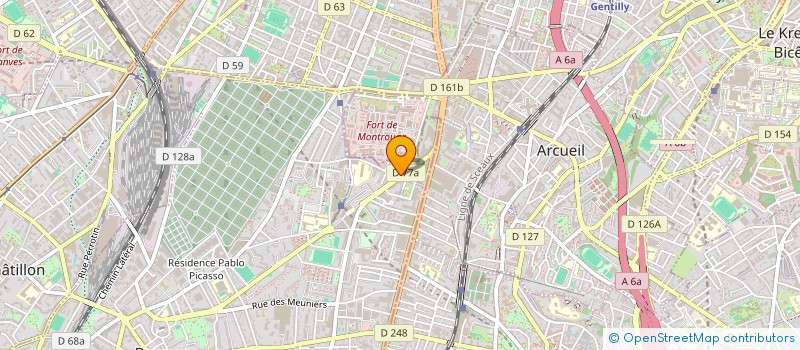 localisation de l'entreprise HV 21 à BAGNEUX