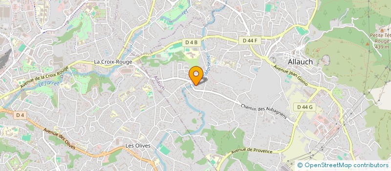 localisation de l'entreprise HV à ALLAUCH