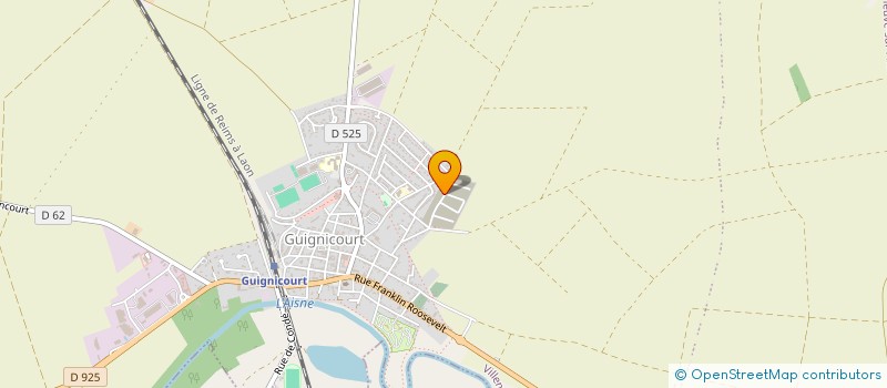 localisation de l'entreprise HV  VILLENEUVE-SUR-AISNE