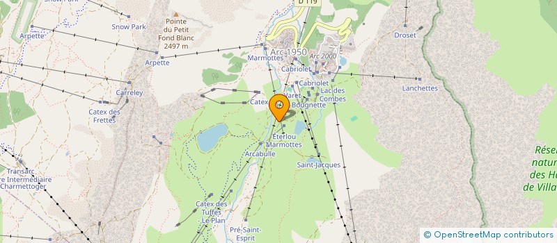 localisation de l'entreprise HV ACRO  MONTVALEZAN