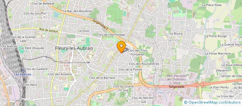 localisation de l'entreprise HV AUDIT CONSEIL  ORLEANS