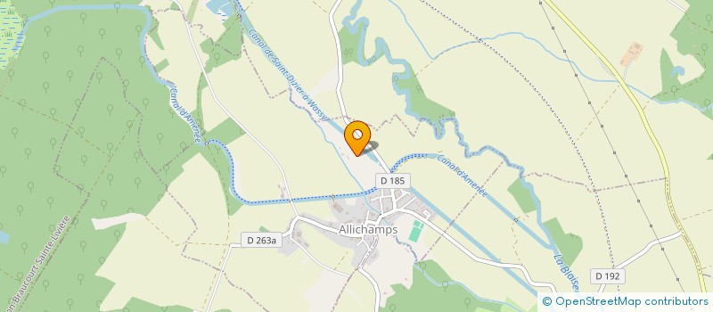 localisation de l'entreprise HV AUTO à ALLICHAMPS