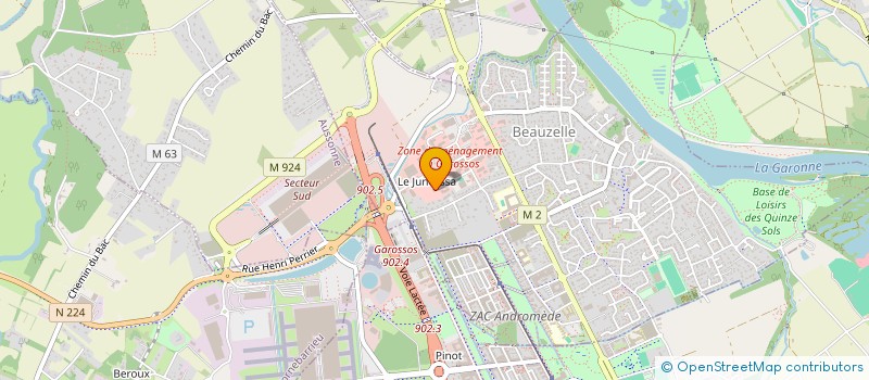 localisation de l'entreprise HV CAR  BEAUZELLE