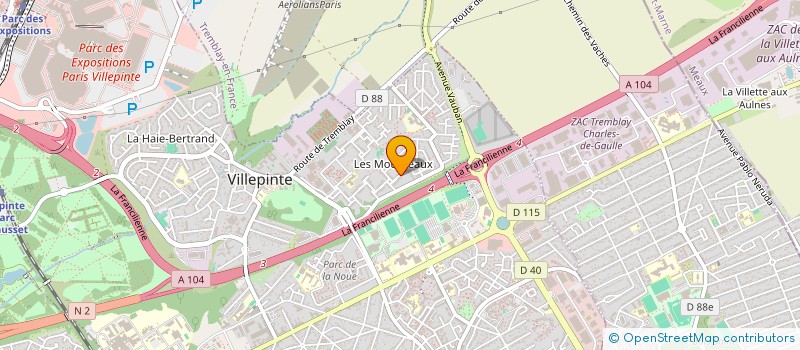 localisation de l'entreprise HV ELEC à PIERREFITTE-SUR-SEINE