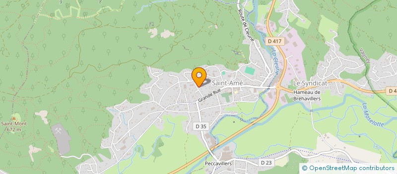 localisation de l'entreprise HV GREGOIRE  SAINT-AME