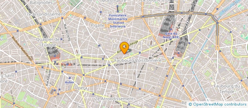 localisation de l'entreprise HV IMMO  PARIS