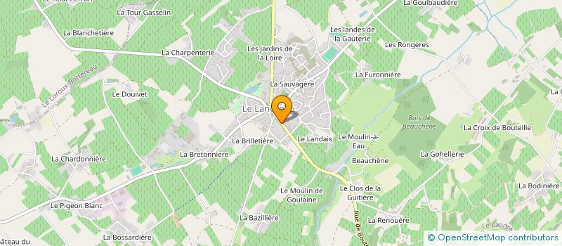 localisation de l'entreprise HV IMMO  LE LANDREAU