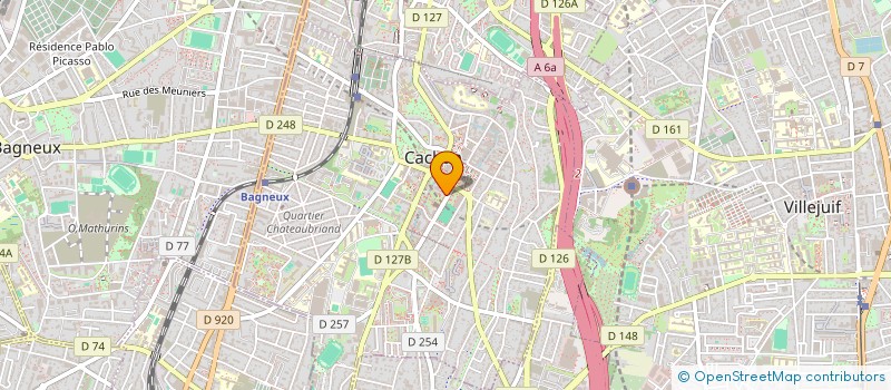 localisation de l'entreprise HV IMMO  CACHAN