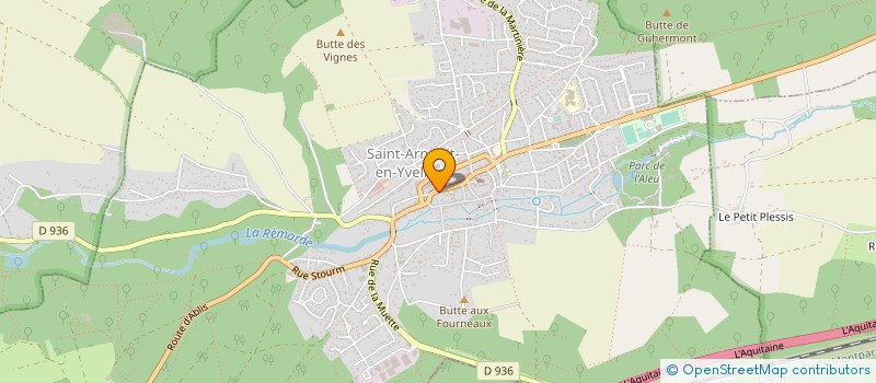 localisation de l'entreprise HV PEINTURE  SAINT-ARNOULT-EN-YVELINES