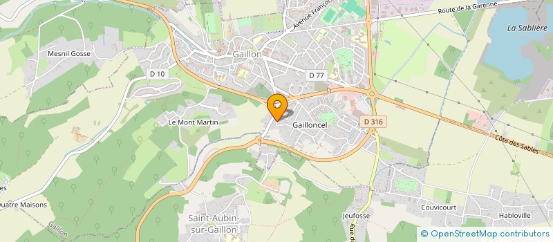 localisation de l'entreprise HV PRODUCTION  LE VAL D'HAZEY