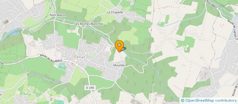 localisation de l'entreprise HV2S  CENAC