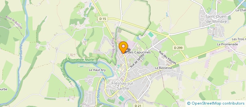 localisation de l'entreprise HVA CONCEPT à FRESNAY-SUR-SARTHE
