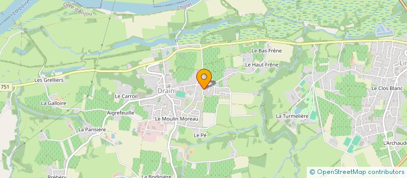 localisation de l'entreprise HVB  OREE-D'ANJOU