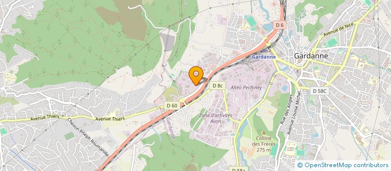 localisation de l'entreprise HVB2  GARDANNE