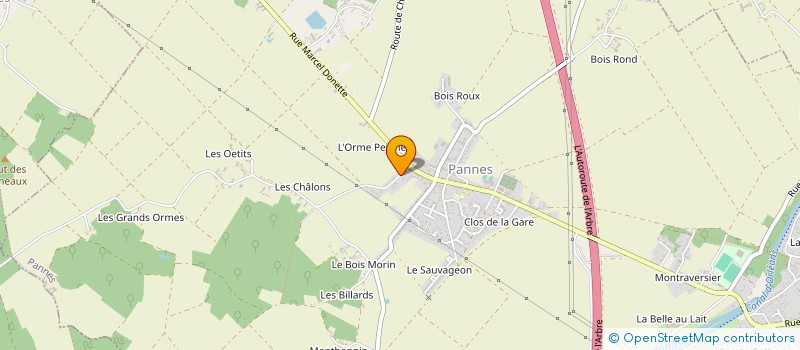 localisation de l'entreprise HVBK à PANNES
