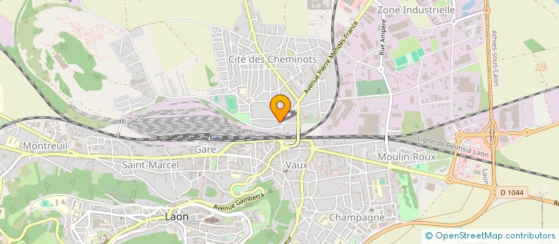 localisation de l'entreprise HVC à LAON