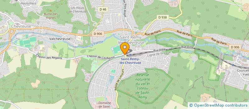 localisation de l'entreprise HVC-ECOMOBILITE  SAINT-REMY-LES-CHEVREUSE