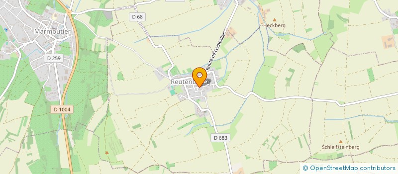 localisation de l'entreprise HVD à REUTENBOURG