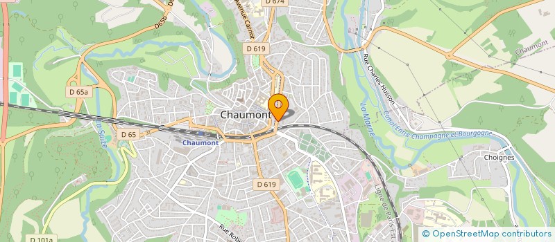 localisation de l'entreprise HVDL à CHAUMONT