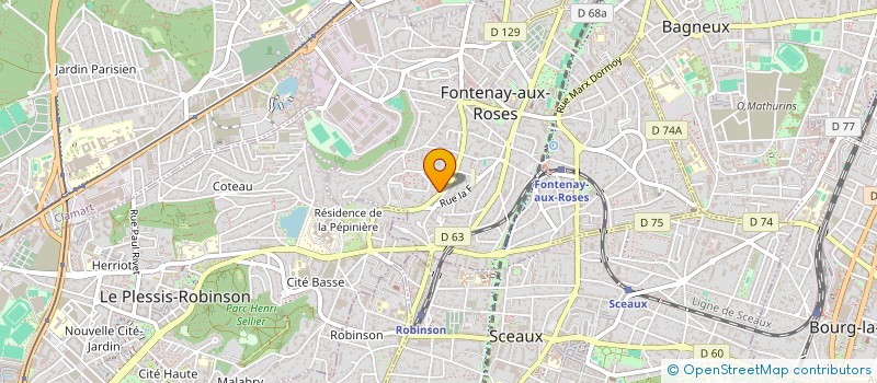 localisation de l'entreprise HVENTURE à FONTENAY-AUX-ROSES