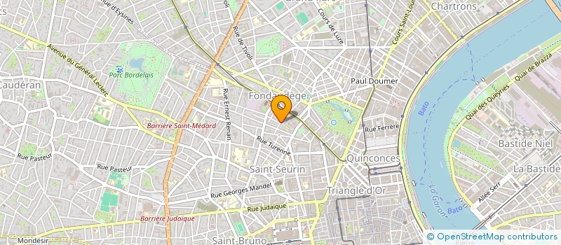 localisation de l'entreprise HVF  BORDEAUX