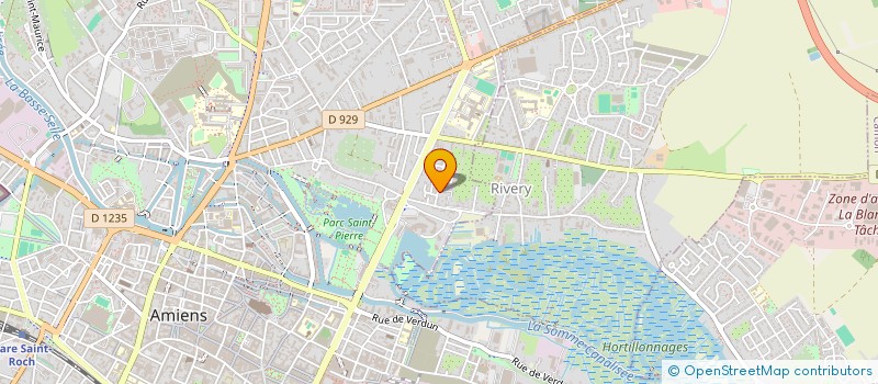 localisation de l'entreprise HVF PROD à AMIENS