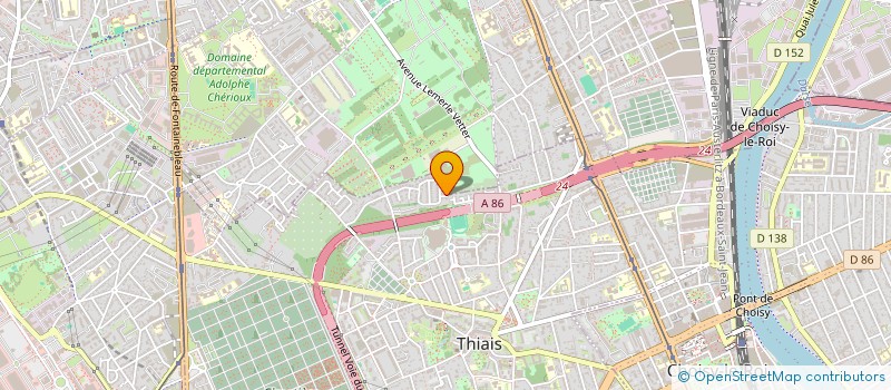 localisation de l'entreprise HVFM CAPITAL  THIAIS