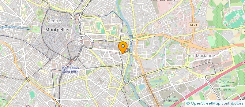 localisation de l'entreprise HVH AUTOMOBILES  MONTPELLIER