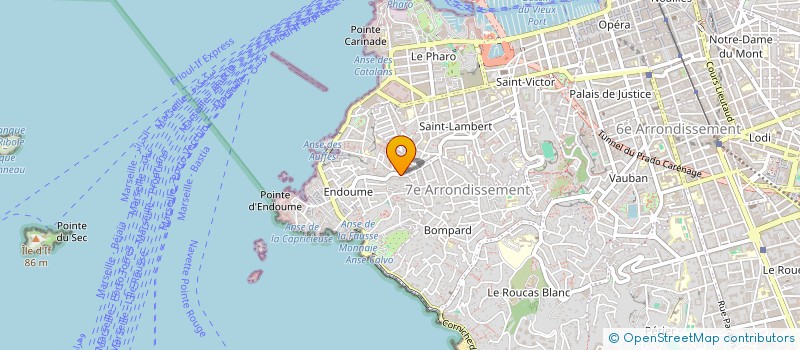 localisation de l'entreprise HVH IMMO PARIS à MARSEILLE